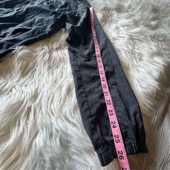 Isaora Men's Gray Packable Lightweight Shell Jacket Windbreaker Rain Hooded S - Picture 11 of 11